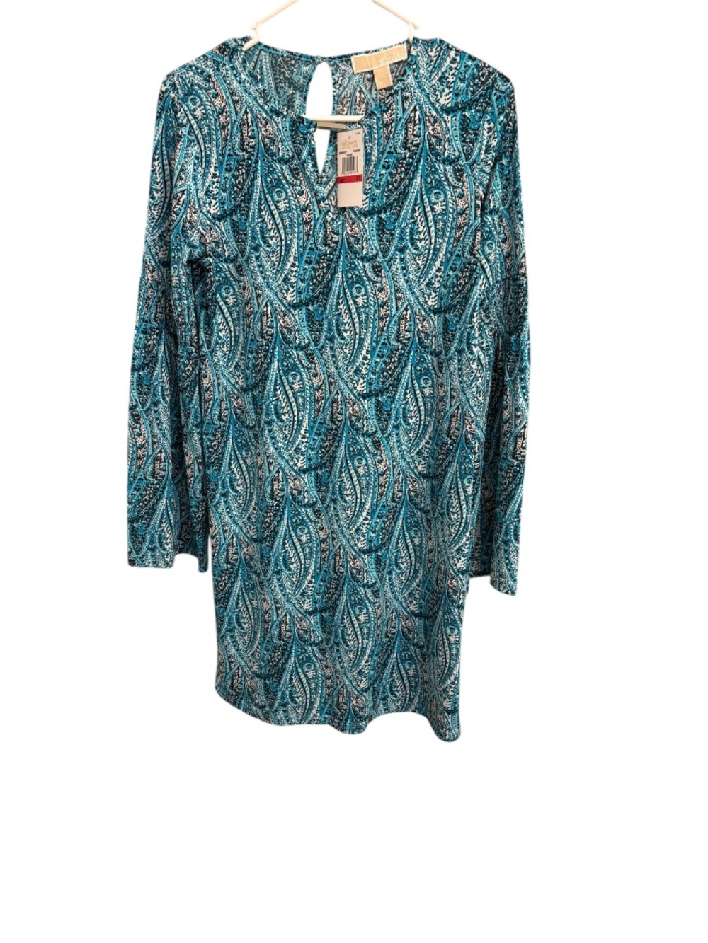 Michael kors green teal tunic dress nwt new XS - Picture 9 of 9